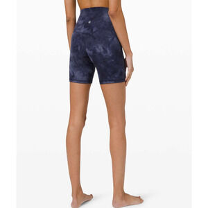 Lululemon Align Short 6" *Diamond Dye Diamond Dye Asphalt Grey True Navy Size 6‎